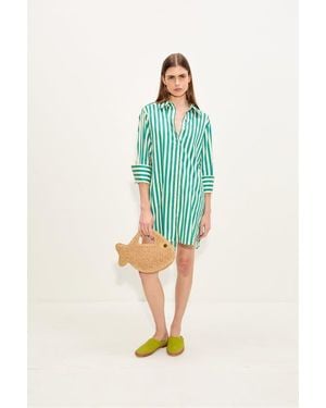 Simon Miller Kena Poplin Dress - Blue