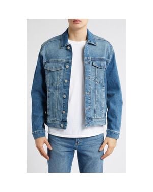 DL1961 Vaughn Denim Trucker Jacket - Blue