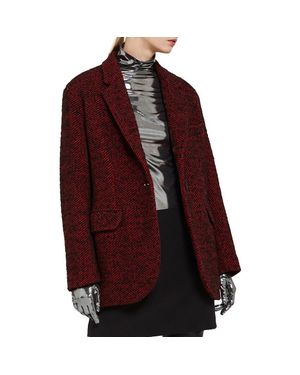 Ottod'Ame Tweed Blazer - Red