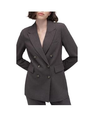 FAVORITE DAUGHTER The Phoebe Double Breasted Blazer - Black