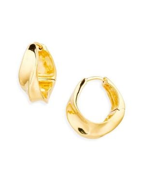 Monica Vinader Nomade Small Hoop Earrings - Metallic