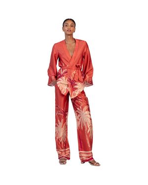 Diarrablu Leer Pants - Red