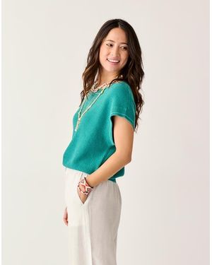 Carve Designs Phoebe Sweater Top - Blue