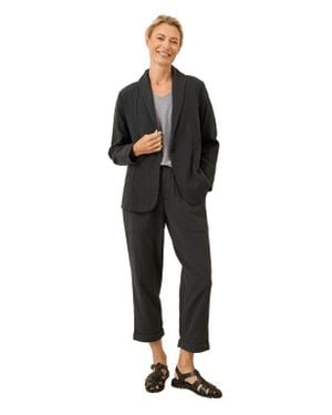 Pact Organic Cotton Coastal Double Gauze Lined Easy Jacket - Black