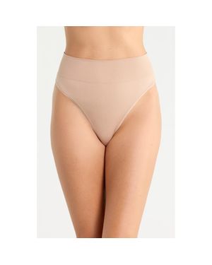 Nordstrom Seamless Thong - Natural