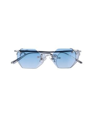 Cossimo Mykono 48Mm Rimless Sunglasses - Blue
