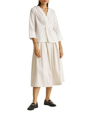 REISTOR Front Twist Top - Natural
