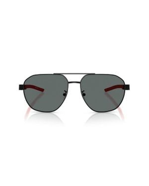Scuderia Ferrari 59Mm Polarized Aviator Sunglasses - Multicolor