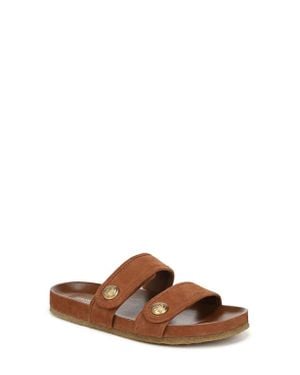 Veronica Beard Percey Slide Sandal - Brown
