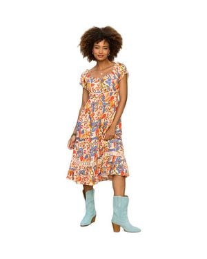 Joe Browns Sweetheart Midi Dress - Multicolor