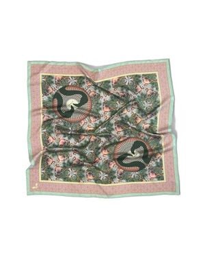 Henelle Large Silk Scarf - Multicolor
