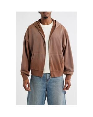 Elwood Beachwood Zip Hoodie - Brown