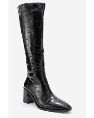 Prologue Shoes Venia Block Heel Boot - Black