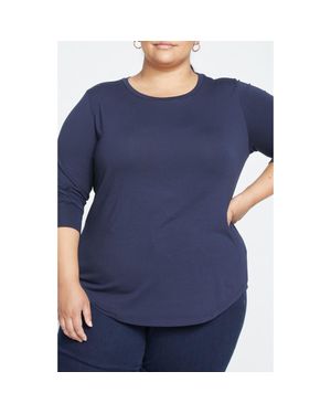 UNIVERSAL STANDARD T Rex Long Sleeve Tee - Blue