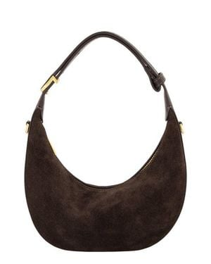 Vince Mini Eris Suede Hobo Bag - Black