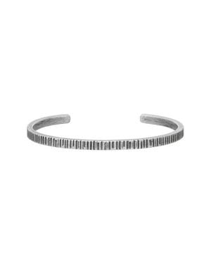 John Varvatos Notched Cuff Bracelet - Metallic