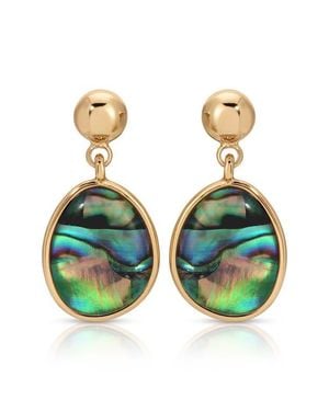 Ettika Orb Drop Earrings - Green
