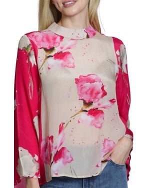 Apny Floral Top - Pink