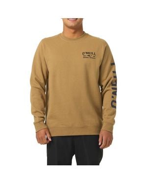 O'neill Sportswear Fifty-Two Cliffs Graphic Sweatshirt - Natural