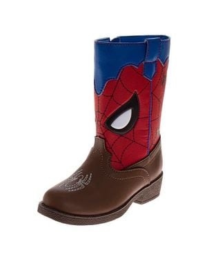 Spider-man Cowboy Boots Boys Web-Slinger Western Style - Red