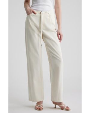 Rails Normandie Drawstring Wide Leg Jeans - White