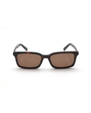 Maison Margiela 54Mm Rectangular Sunglasses - Brown