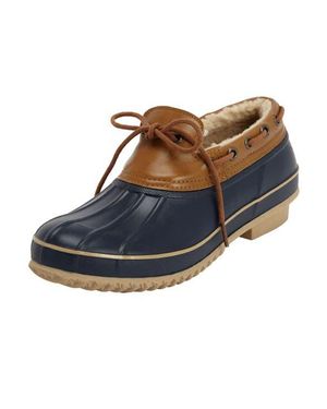 Comfortview The Storm Waterproof Rubber Slip On - Blue
