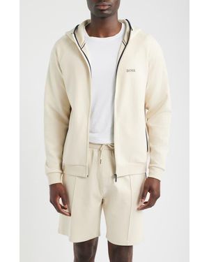 BOSS Sense Full Zip Hoodie - Natural