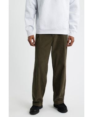 Obey Dean Faded Wash Cotton Corduroy Pants - Gray