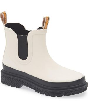 Ilse Jacobsen Waterproof Chelsea Rain Boot - White