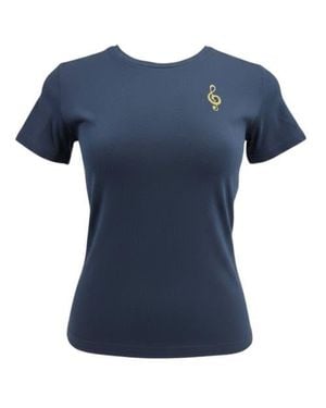Madison Maison Music Is The Answer T-Shirt - Blue