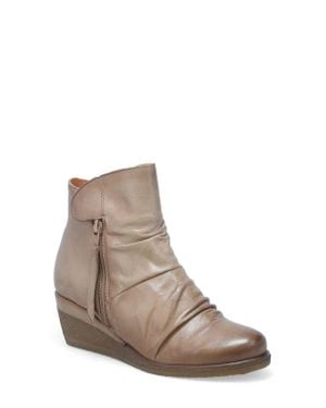 Miz Mooz Mayleen Wedge Bootie - Brown