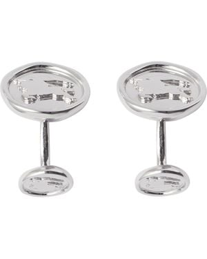Burberry Ekd Stamp Cufflinks - Metallic