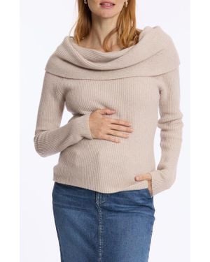 Cache Coeur Kim Maternity And Nursing Top - Blue