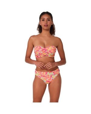Sunsets Loretta Bandeau Bikini Swimsuit Top - Red