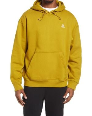 Nike Acg Fleece Hoodie - Yellow