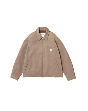 vowels Zip Up Jacket - Natural