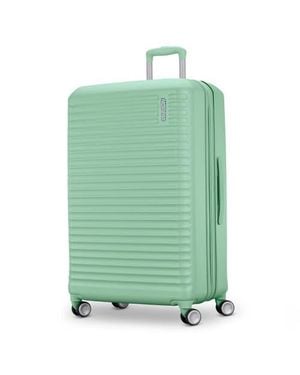 American Tourister Stratum 3.0 Hardside Expandable 28 Large Checked Luggage - Green
