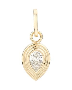 Adina Reyter Groovy Pear Cut Charm - Metallic