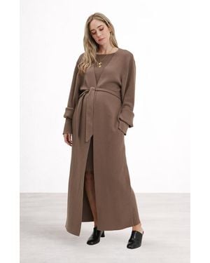 Nom Maternity Emaline Cardigan - Natural