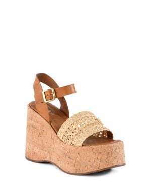 Seychelles Willow Platform Wedge Sandal - Natural