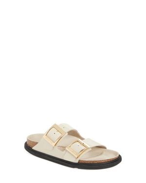 Birkenstock Arizona Droplet Buckle Slide Sandal - White