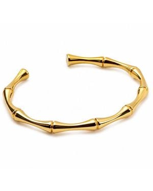 ZARUX Aurex Cuff Adjustable 5.5 Inch To 7 Inch Wrist Size - Metallic