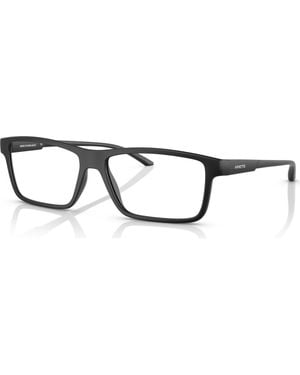 Arnette 56Mm Rectangle Optical Glasses - Black