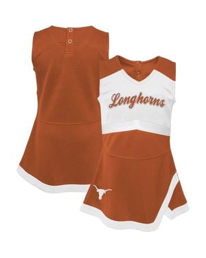 Outerstuff Girls Youth/ Texas Longhorns Cheer Captain Sweater Dress - Brown