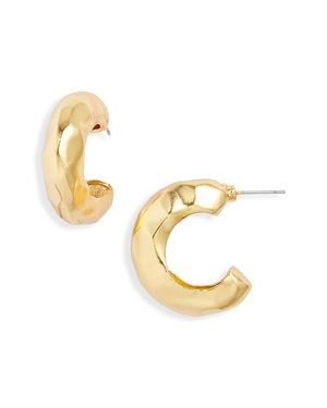 Karine Sultan Bubble Hoop Earrings - Metallic