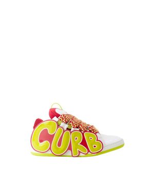 Lanvin Curb Patch Sneakers - Yellow