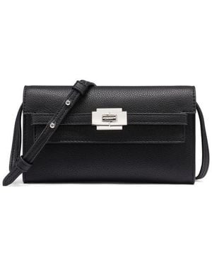 DKNY Bryar Wallet On A String - Black