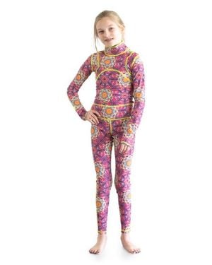TUTUBLUE Girls' Full-Body One-Piece Swimsuit - Red