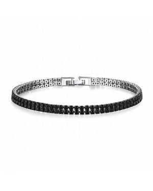 Donatello Gian Two Row Tennis Bracelet - Metallic